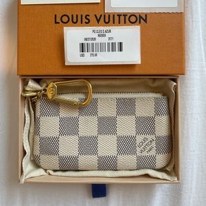 Authentic Louis Vuitton keypouch - Damier Azur